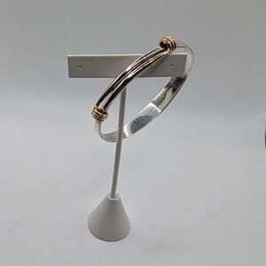 14kt Gold And Silver Ed Levin Bracelet